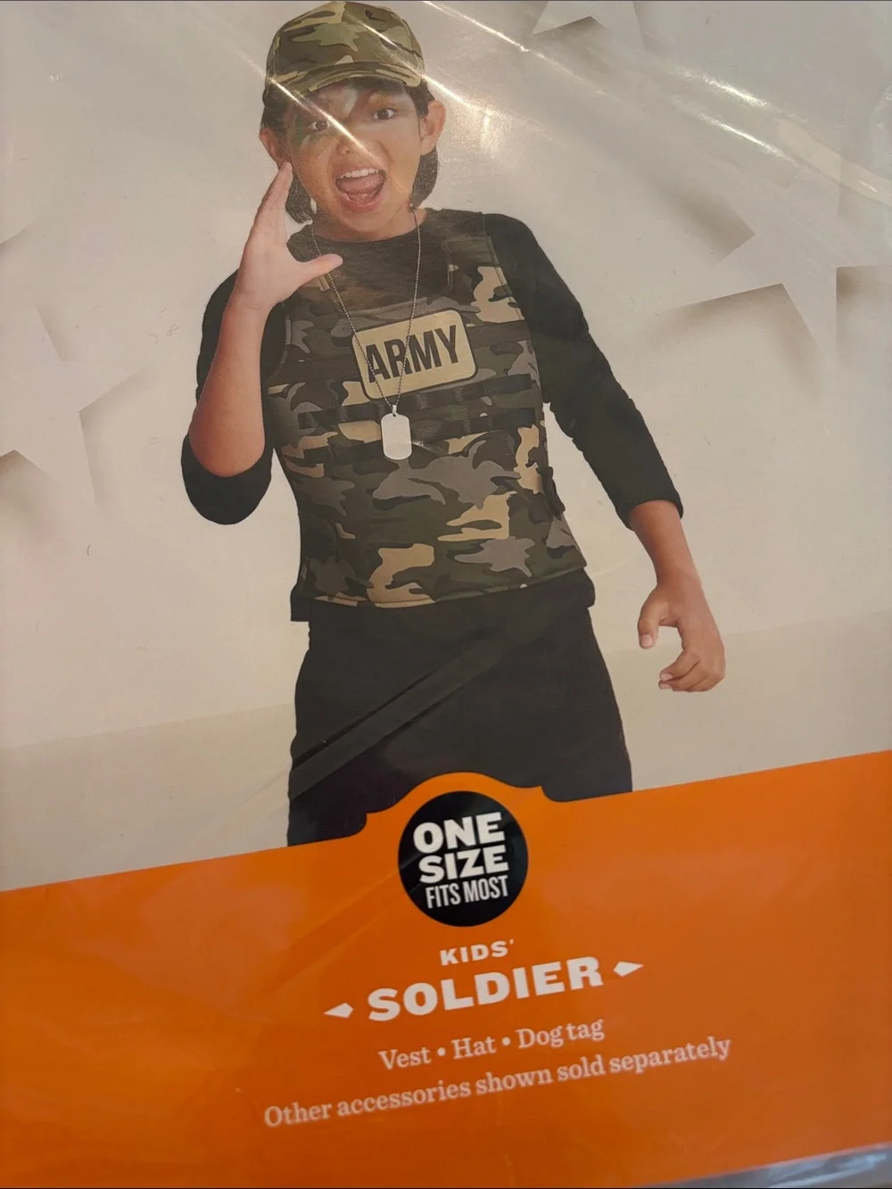 Hyde and Eek! Kids Soldier Costume - Green Camouflage